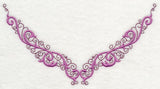 Ornate Swirls Neckline (V-Neck)