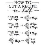 Baker's Friend How to Cut a Recipe in Half