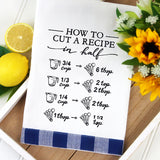 Baker's Friend How to Cut a Recipe in Half