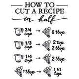 Baker's Friend How to Cut a Recipe in Half
