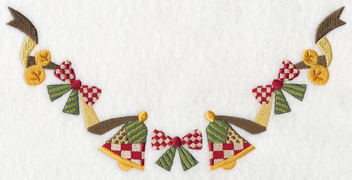 Patchwork Bells Neckline (V-Neck)