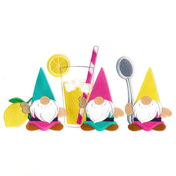 Lemonade Loving Gnomes Trio