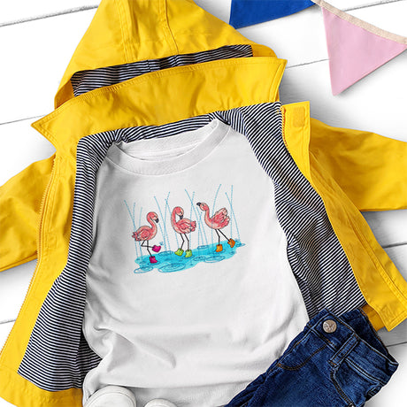 Splish Splash Flamingos