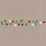 Fresh Strawberries in Bloom Border