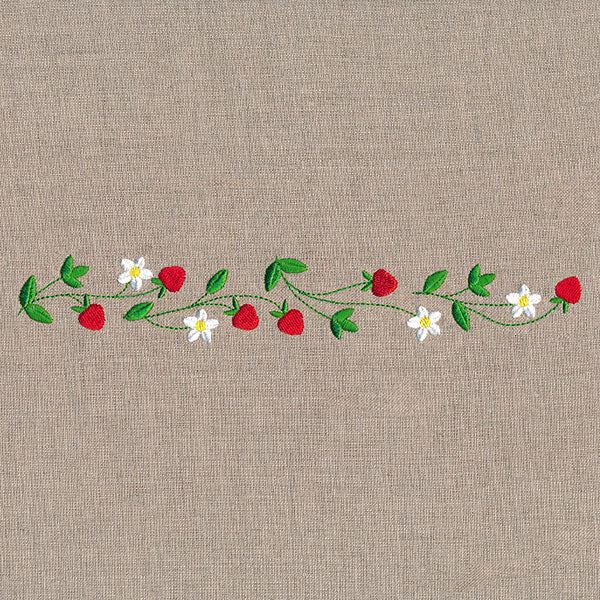 Fresh Strawberries in Bloom Border