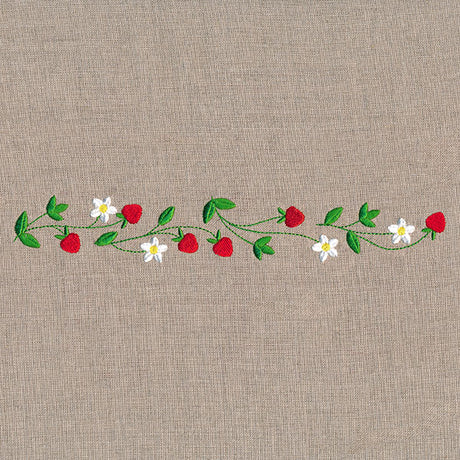 Fresh Strawberries in Bloom Border