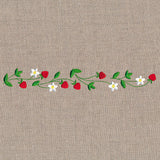 Fresh Strawberries in Bloom Border