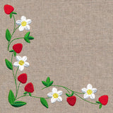 Fresh Strawberries in Bloom Corner