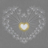 Sparkling Dandelion Heart