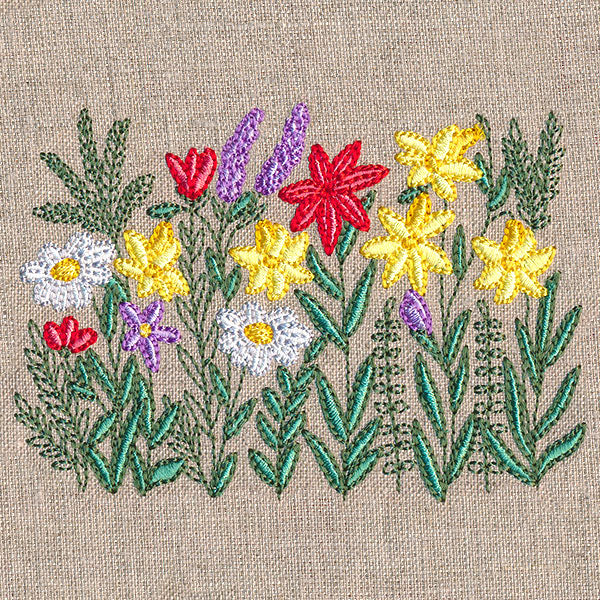 Cheerful Wildflower Border