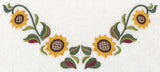 Sunflowers Neckline (V-Neck)