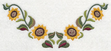 Sunflowers Neckline (V-Neck)