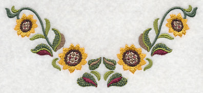 Sunflowers Neckline (V-Neck)