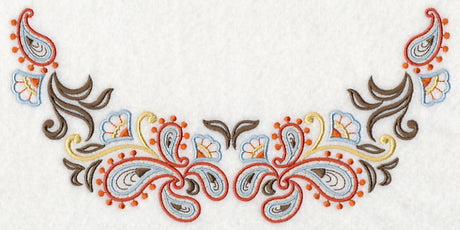 Swirling Paisley Neckline (Crewneck)