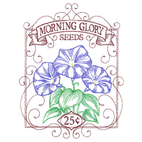 Morning Glory Seed Packet