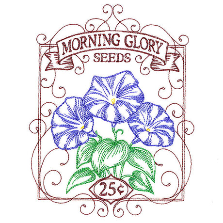 Morning Glory Seed Packet