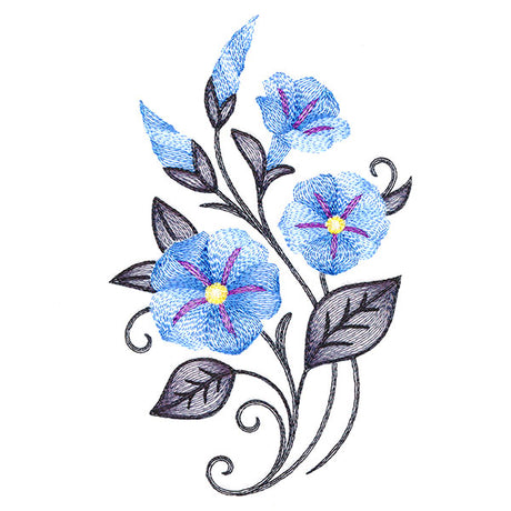 Flourishing Bouquet - Morning Glories