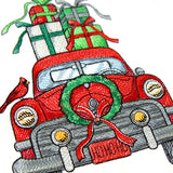 Merry Christmas Retro Car