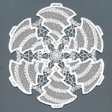 Festive Tree Doily (Battenburg Lace)