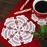 Festive Tree Doily (Battenburg Lace)