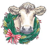 Country Christmas Cow