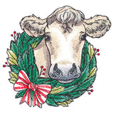 Country Christmas Cow