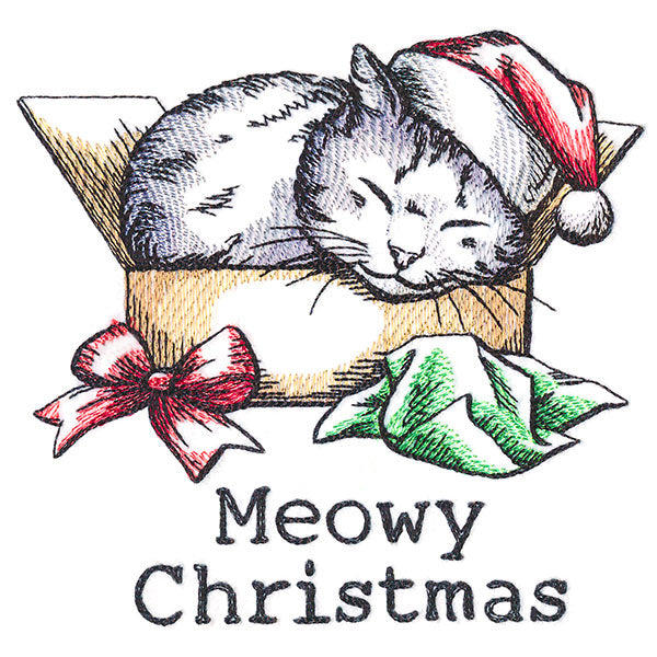 Meowy Christmas – Embroidery Library