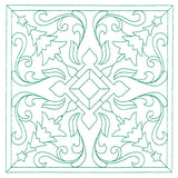 Christmas Filigree Quilting - Trees (Double Run)