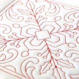 Christmas Filigree Quilting - Holly (Double Run)