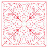 Christmas Filigree Quilting - Holly (Double Run)