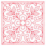 Christmas Filigree Quilting - Holly (Double Run)