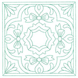 Christmas Filigree Quilting - Bows (Double Run)