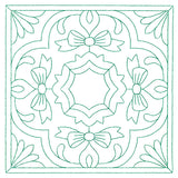 Christmas Filigree Quilting - Bows (Double Run)