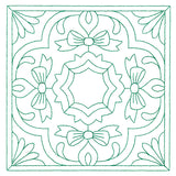 Christmas Filigree Quilting - Bows (Double Run)