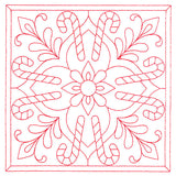 Christmas Filigree Quilting - Candy Canes (Double Run)