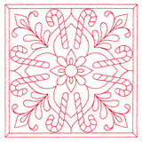 Christmas Filigree Quilting - Candy Canes (Double Run)