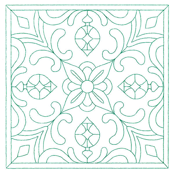 Christmas Filigree Quilting - Ornaments (Double Run)