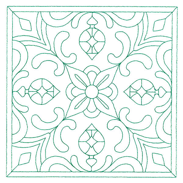 Christmas Filigree Quilting - Ornaments (Double Run)