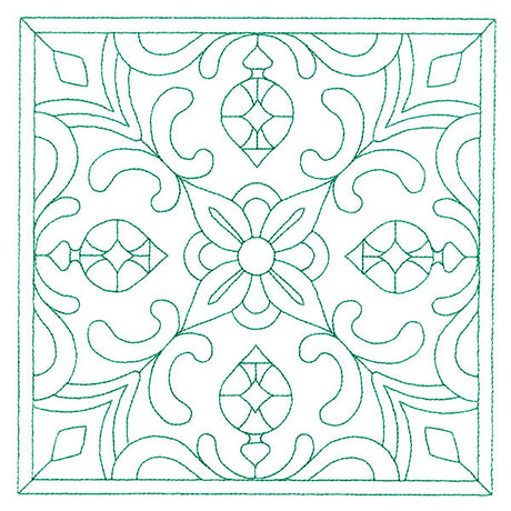 Christmas Filigree Quilting - Ornaments (Double Run)