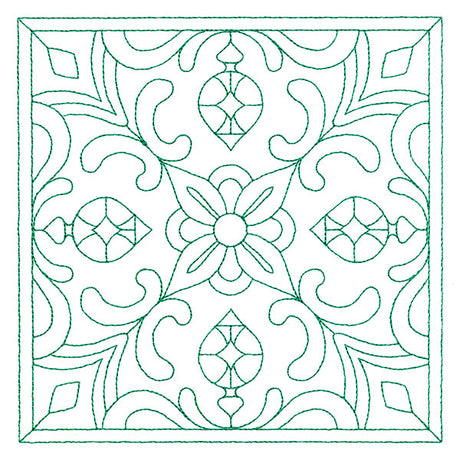 Christmas Filigree Quilting - Ornaments (Double Run)