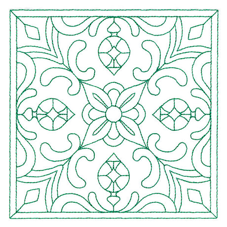 Christmas Filigree Quilting - Ornaments (Double Run)