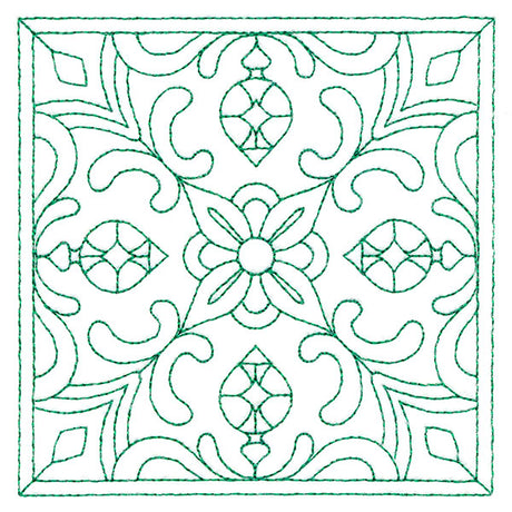 Christmas Filigree Quilting - Ornaments (Double Run)