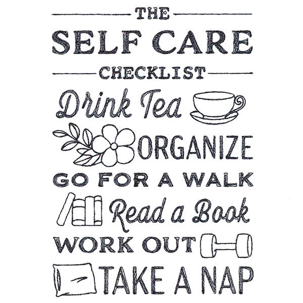 The Self Care Checklist