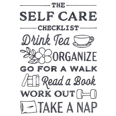 The Self Care Checklist