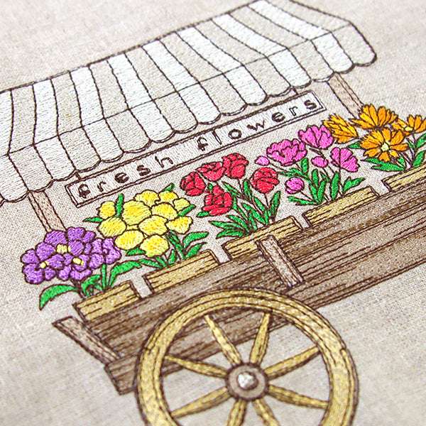 Fresh Flowers Cart