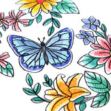 Sweet Butterfly and Blooms Feature