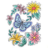 Sweet Butterfly and Blooms Feature