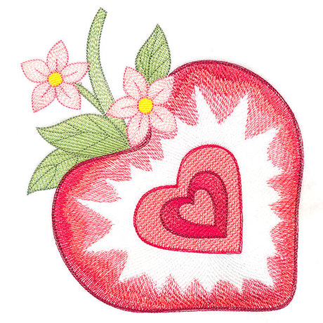 Berry Sweet Strawberry Heart