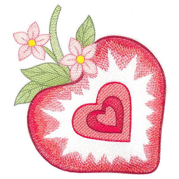 Berry Sweet Strawberry Heart