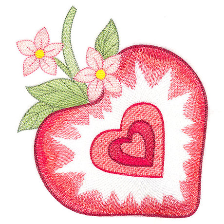 Berry Sweet Strawberry Heart